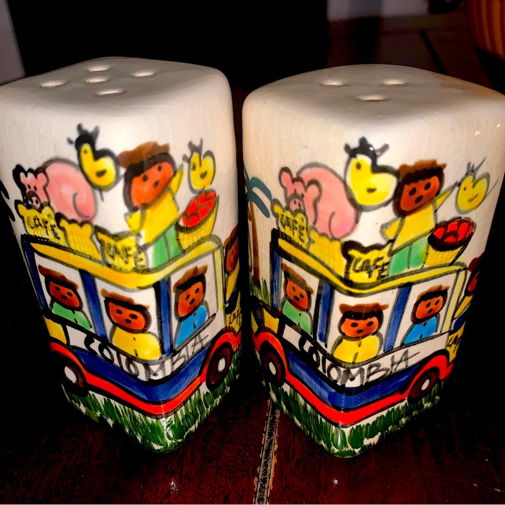 Salt & Pepper Shaker Set from Colombia